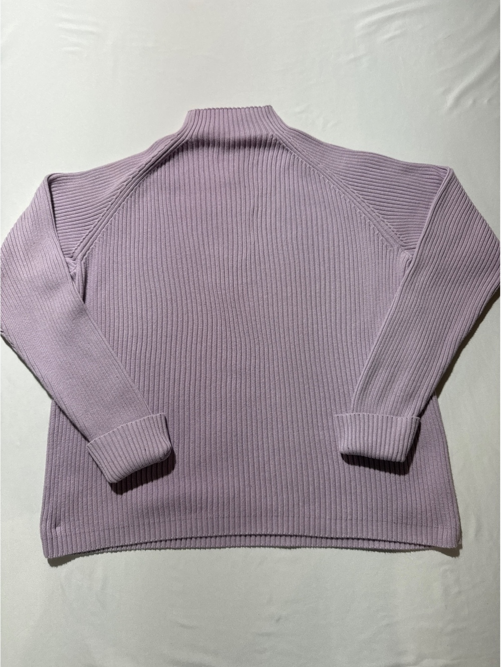 Studio Works Lavender Ribbed Knit Sweater - Cozy & Chic!